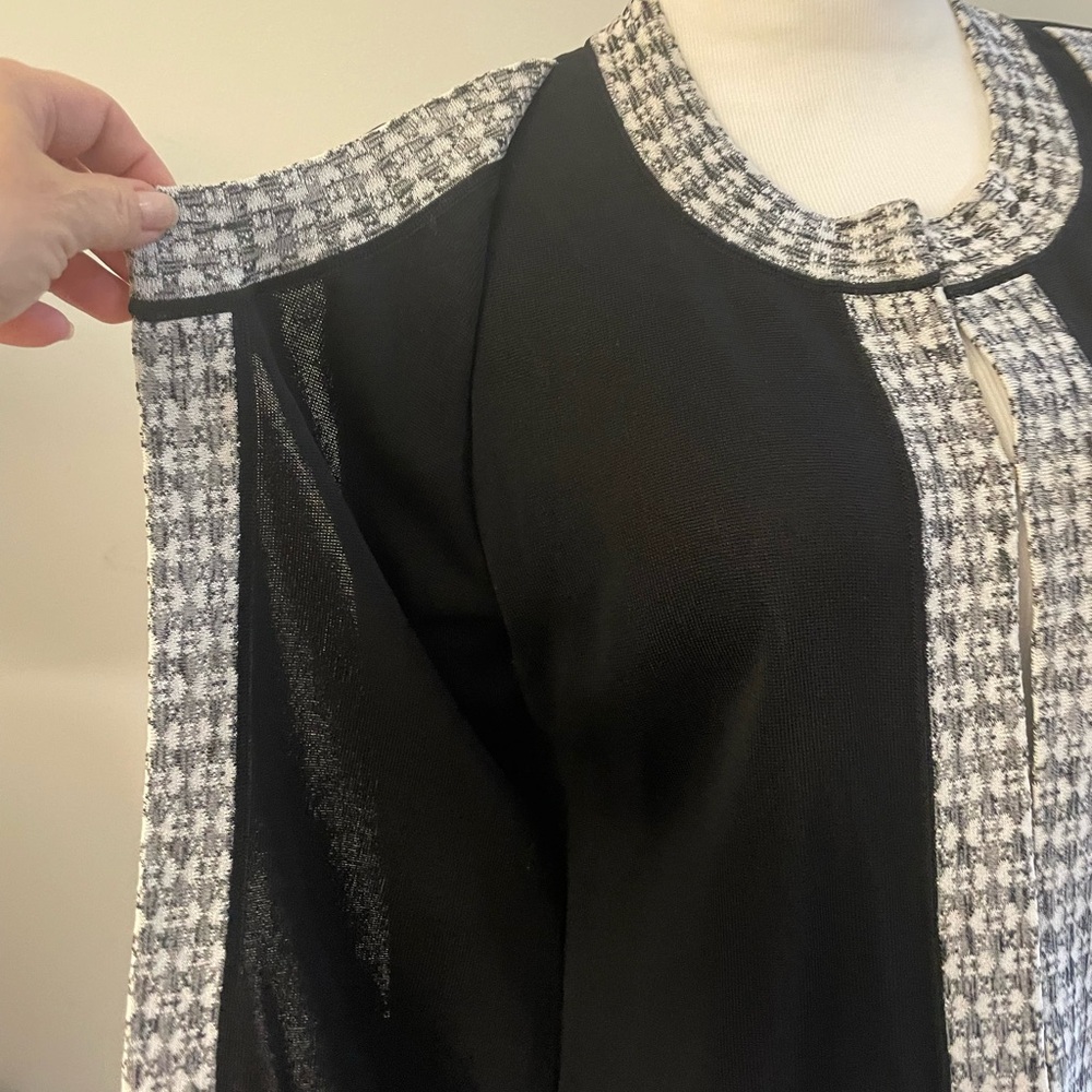 Exclusively Misook Knit Jacket Size Medium - image 7